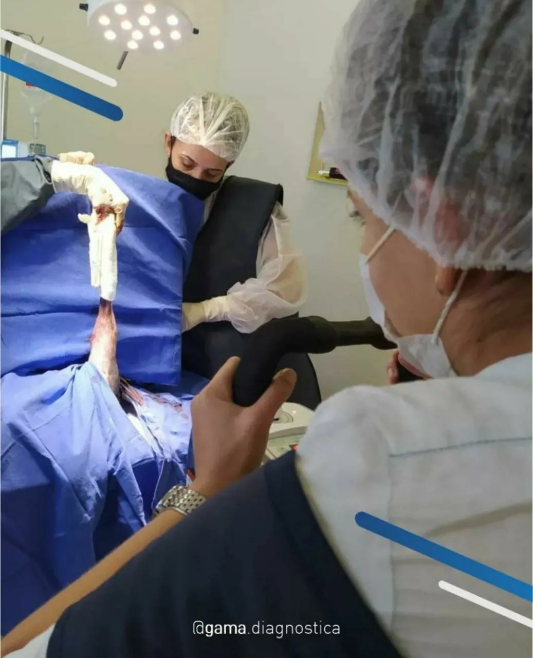 Raio-x durante cirurgia ortopédica